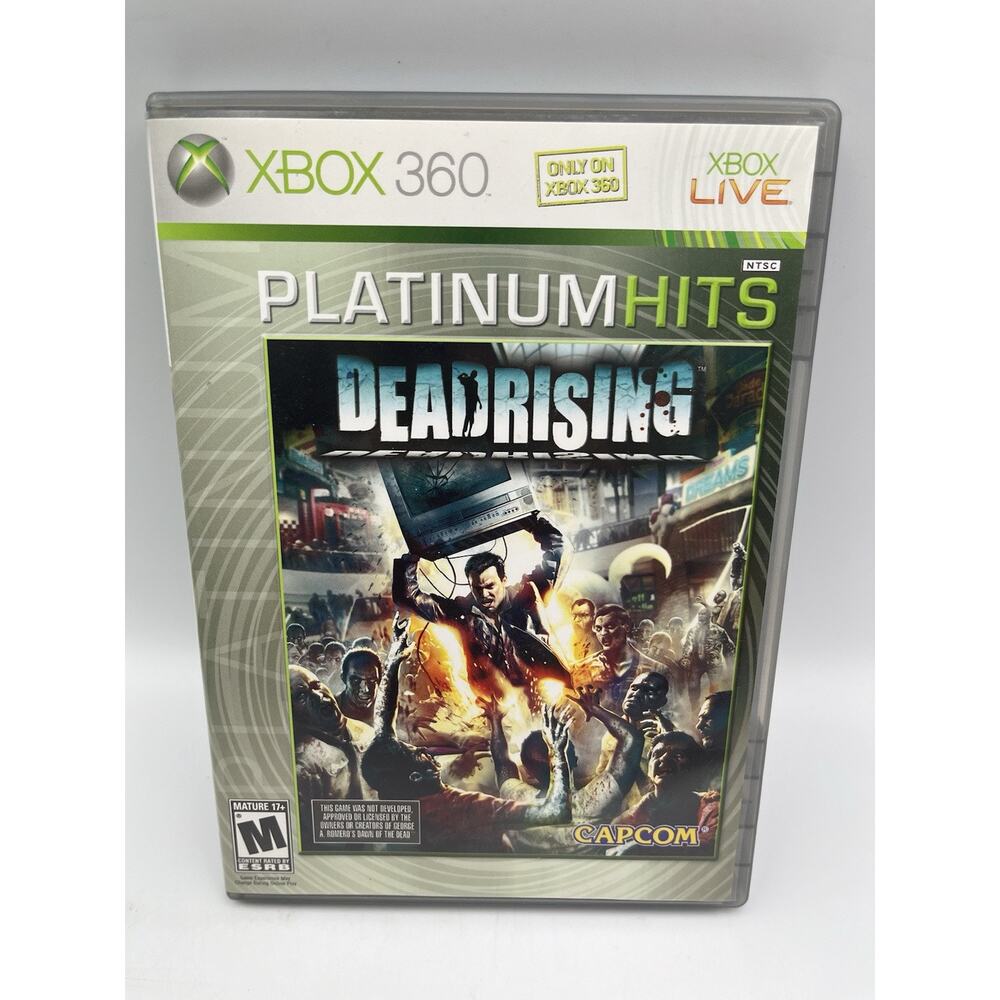 CIB TESTED Dead Rising -- Platinum Hits Edition (Microsoft Xbox 360, 2006)